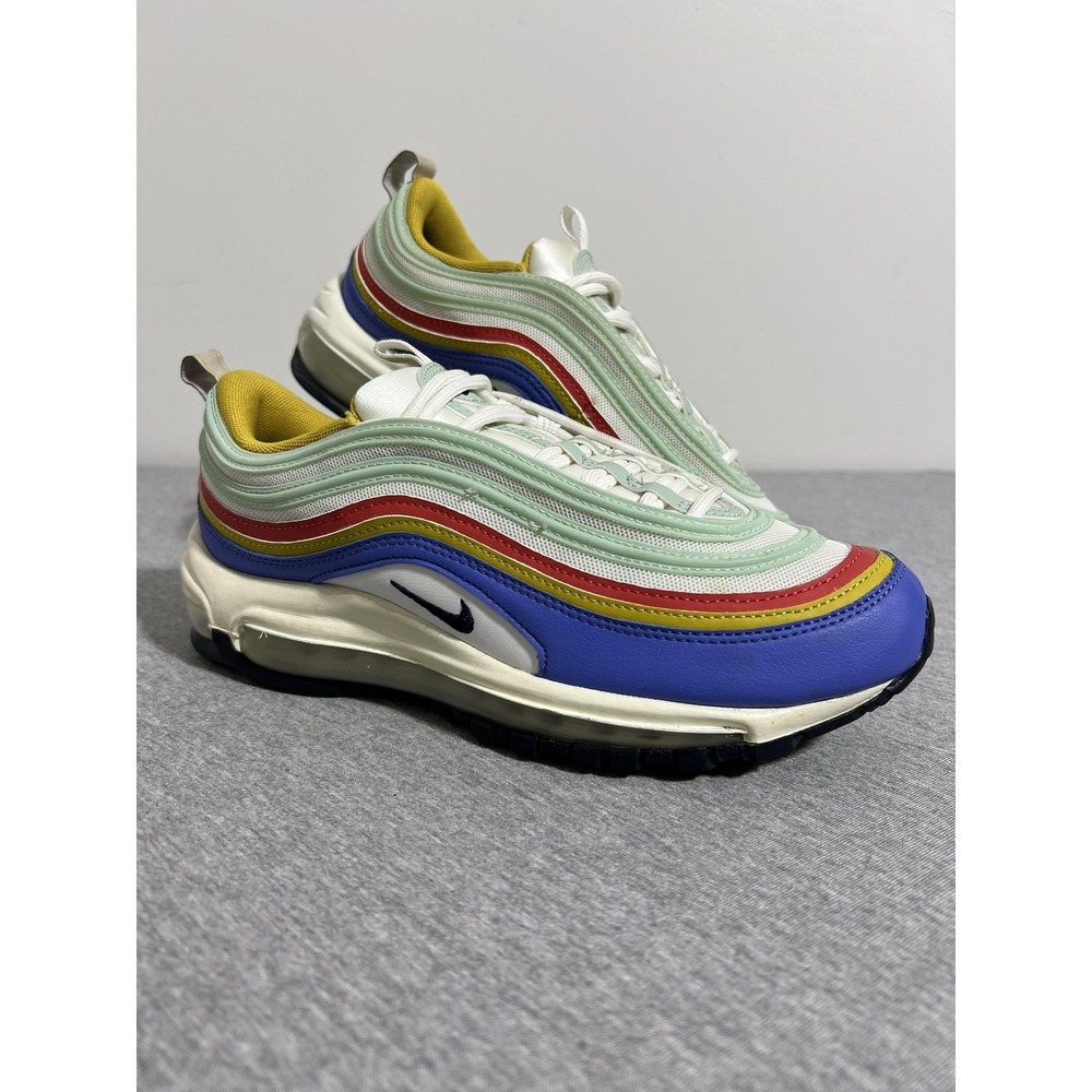 Nike Air Max 97 Shoes Womens Size 8 Multi Color Rainbow DH5724-100 Running